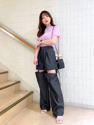 まさにこんなの欲しかった！【Heather】小さめなのに容量たっぷり♡「バニティBAG」