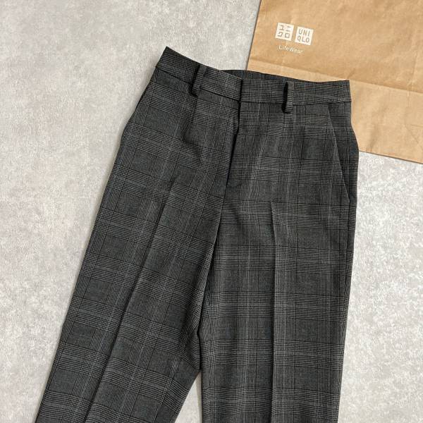 《新発売》「グレンチェック」が可愛すぎぃぃ！！【ユニクロ】スマートアンクルボトムスは「買って損はない」！！