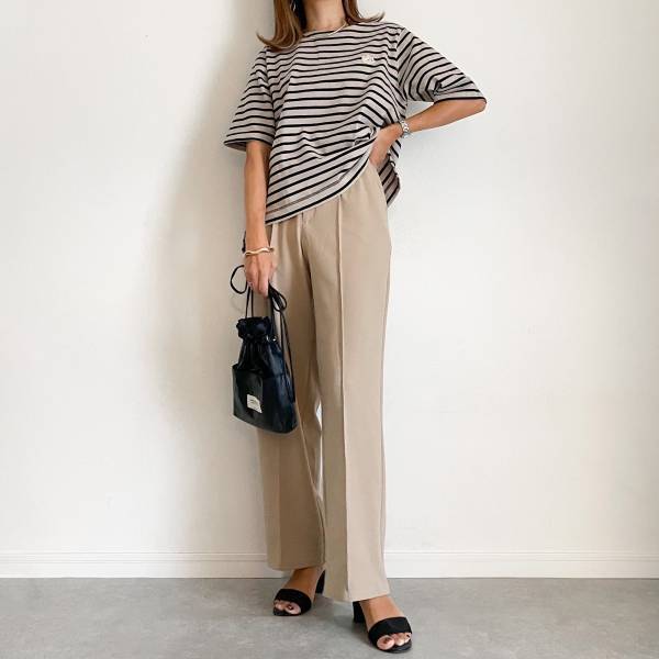 とにかく「万能」「ハズレなし！」と太鼓判【しまむら】1089円”新作ボーダートップス”が超着回せる！