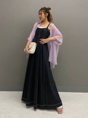 完売待って！ 【Heather】オールシーズン使える「デニムジャンスカ」