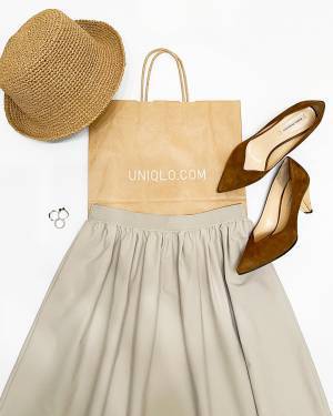 「実用性」が高すぎっ！！【ユニクロ】「ロングシーズン」使える”ボリュームロングスカート”