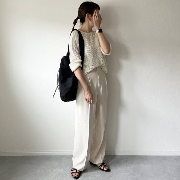 ＜期待以上♡＞「買わないと後悔する！」【ユニクロ新作】思わず「一目惚れ」した！“メッシュセーター”コーデ集