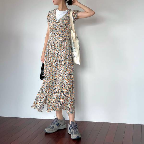 デートに着たい♡ コーデが華やぐ【花柄ワンピ】