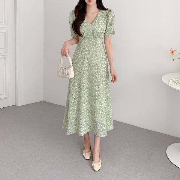 デートに着たい♡ コーデが華やぐ【花柄ワンピ】