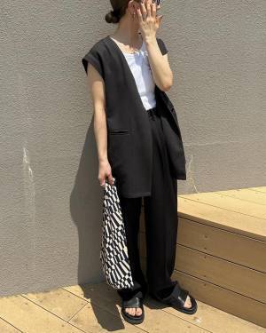 着回しで変幻自在！【ジレ】のお手本コーデって？