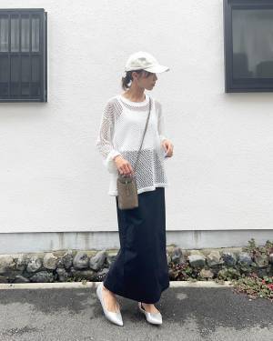 本当は秘密にしたい♡【ユニクロ】シンプルなのにおしゃれ度抜群！「ロングスカート」