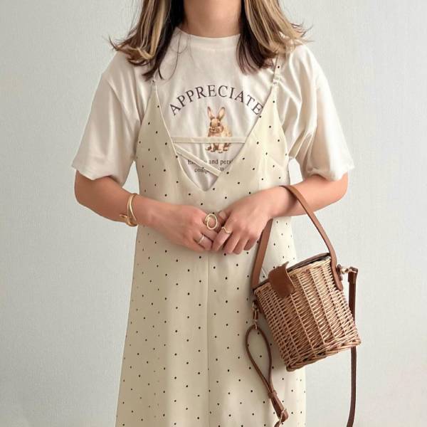 しまラーも大興奮♡【しまむら】 着回し力バツグン◎「優秀キャミワンピ」