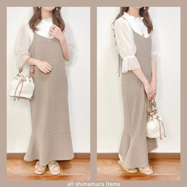 しまラーも大興奮♡【しまむら】 着回し力バツグン◎「優秀キャミワンピ」