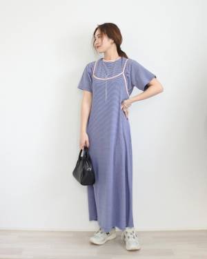 しまラーも大興奮♡【しまむら】 着回し力バツグン◎「優秀キャミワンピ」