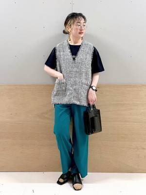 こりゃ夏コーデの救世主！ 【グローバルワーク】トレンド感、爆増♡「フリンジベスト」