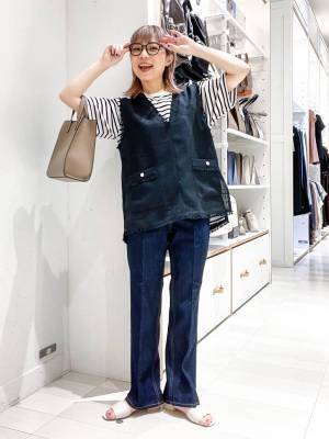 こりゃ夏コーデの救世主！ 【グローバルワーク】トレンド感、爆増♡「フリンジベスト」