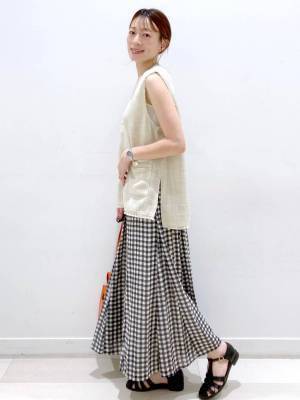 こりゃ夏コーデの救世主！ 【グローバルワーク】トレンド感、爆増♡「フリンジベスト」