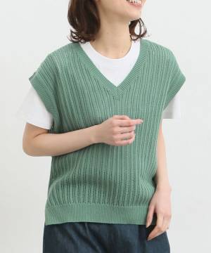 1点投入で即、サマ見え♡【ハニーズ】ほどよい透け感が、たまらん！「サマーニット」