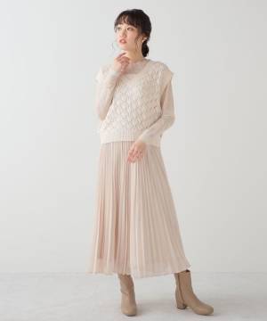 1点投入で即、サマ見え♡【ハニーズ】ほどよい透け感が、たまらん！「サマーニット」