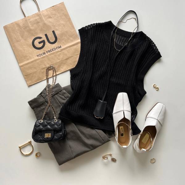 最強に可愛い！！【GU】見かけたら買うべき！「メッシュセーター」