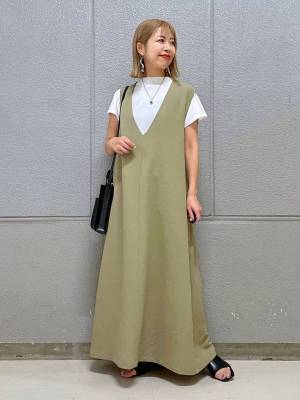 今ならお値下げだって！！【グローバルワーク】デザインも機能性も◎ 「バックリボンワンピ」