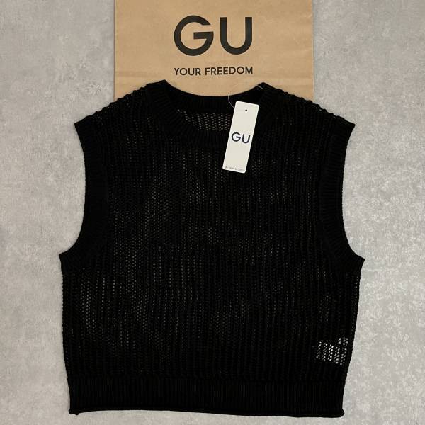 『これで990円』スゴーッ！！「お値段以上で即買い」【GU】「今の時期に」最適！“メッシュセーター”紹介