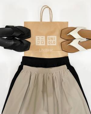 ＜大人かわいいが叶う♡＞「2サイズ」で買った！！【ユニクロ】「取り入れやすい」”ボリュームロングスカート”