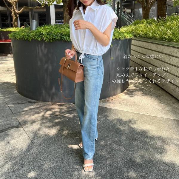 「二の腕もしっかりカバー」できて嬉しいっ！「体型も拾わない」【ZARA】の「一目惚れ」する”夏トップス”まとめ