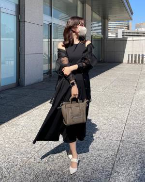 こりゃ、バズるの納得ッ！！【ユニクロ 】美人見えハンパない♡「上品ワンピ」