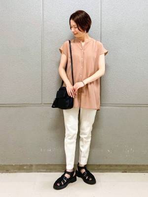 週7で着させてーッ！！ 【グローバルワーク】後ろ姿も抜かりナシ♡「上品ブラウス」