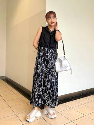 売り切れ前に急げーーッ！！【ジーナシス】個性的なデザインが可愛い♡「お値下げワンピ」