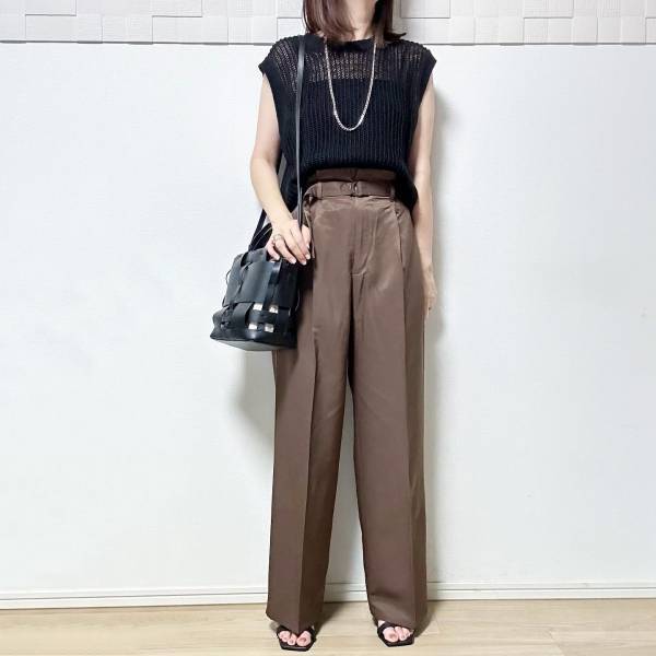 買わなきゃ損するかも！？【GU】やっぱ『黒』が使いやすい♡ 「メッシュセーター」