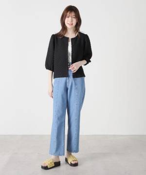 今買って長ーく使えそう♡【ハニーズ】ぽこぽこ素材が激かわ！「最旬カーデ」