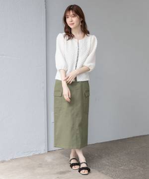 今買って長ーく使えそう♡【ハニーズ】ぽこぽこ素材が激かわ！「最旬カーデ」