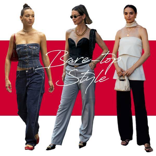 ヘルシーに肌見せできる「ベアトップ」で残暑を乗り切る！【ストリートスナップ】
