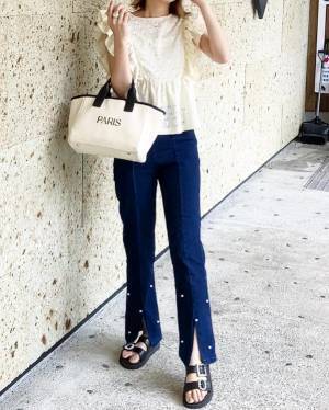 発売日に…「店舗へと走った」！！【アベイル】「美脚効果抜群」の”ドストライクデニム”が可愛い♡