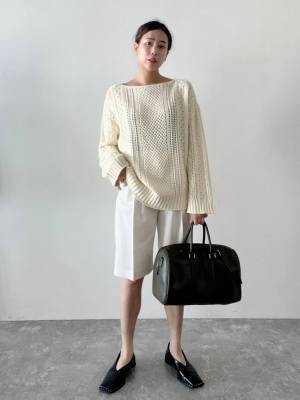 今季買いたい！ゆるっと上品♡【透かし編みトップス】