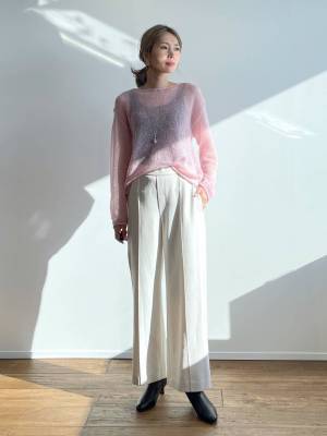 今季買いたい！ゆるっと上品♡【透かし編みトップス】