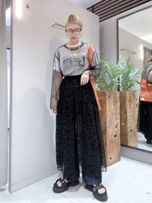 お願い！ 売切れないでっ！【JEANASIS】こりゃ、モテるやつ♡ あか抜け「透け感トップス」