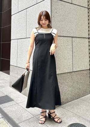 シルエット美人、降臨♡【ROPÉ PICNIC】着回し力、無限では？？「マーメイドワンピ」