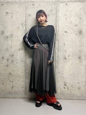 今すぐ 【JEANASIS】に駆け込めェーッ！！重ね着がはかどる♡ 「チュールスカート」