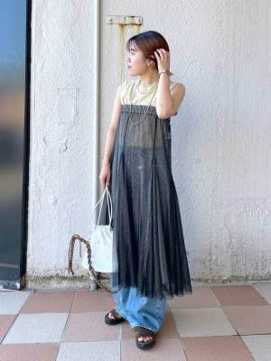 今すぐ 【JEANASIS】に駆け込めェーッ！！重ね着がはかどる♡ 「チュールスカート」