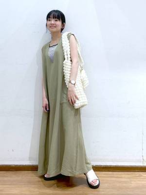 夏のスタメン、決定ッ♡【グローバルワーク】1枚でサマ見えハンパない！「涼しげワンピ」