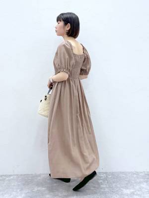 夏のスタメン、決定ッ♡【グローバルワーク】1枚でサマ見えハンパない！「涼しげワンピ」