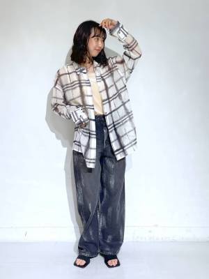 文句ナシで可愛い！！【JEANASiS】即在庫チェックして♡ 絶対欲しい「チェックシャツ」