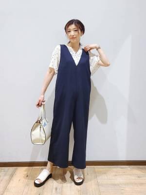 これはスルーできませんッ（泣）【グローバルワーク】値下げで大・優・勝♡「楽ちんサロペ」