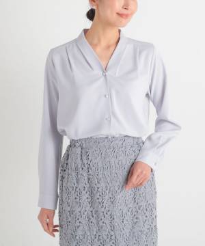 夏の一軍服に任命！！【ハニーズ】きれいめ感、たまらん♡ 上品「パール付きブラウス」