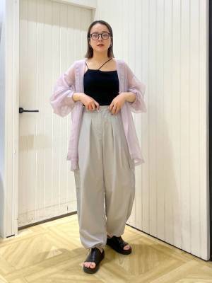 ノーマークだったわ。。。【ローリーズファーム】買い足すなら今！ 夏色「パープルシャツ」