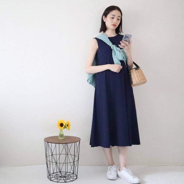 さすがの「美シルエット」♡【ユニクロ】こりゃ、スタメン確定だ！ 夏の「バズりワンピ」