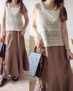 大至急、買い足してぇーッ！【しまむら】淡色カラーに胸キュン♡ 「ジレ＆ベスト」