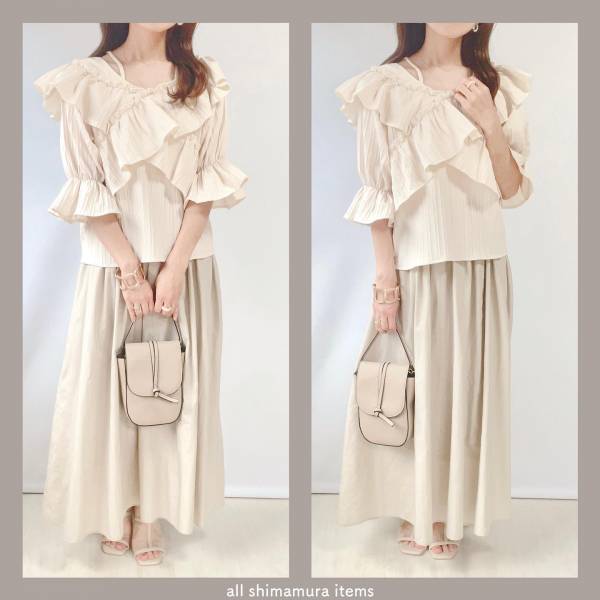 No.1モテコーデ、発見！【しまむら】清楚感も抜群！「ホワイトコーデ」が可愛い♡