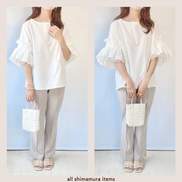 No.1モテコーデ、発見！【しまむら】清楚感も抜群！「ホワイトコーデ」が可愛い♡