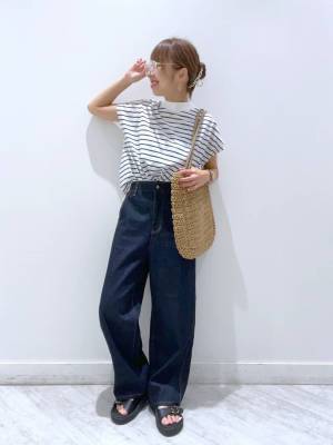 マジで値下げしていいの！？【グローバルワーク】ひんやり接触冷感付き♡「大人っぽTシャツ」