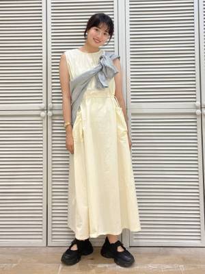 お願い！売切れないで！【ローリーズファーム】たった1着で主役級コーデ♡「ノースリワンピ」