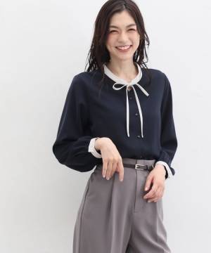 バズり予感ぷんぷん！！【ハニーズ】オンオフ問わず一軍確定♡「リボンブラウス」